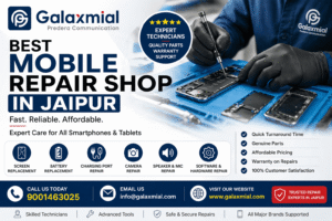 best mobile repair shop in Jaipur technician repairing phone