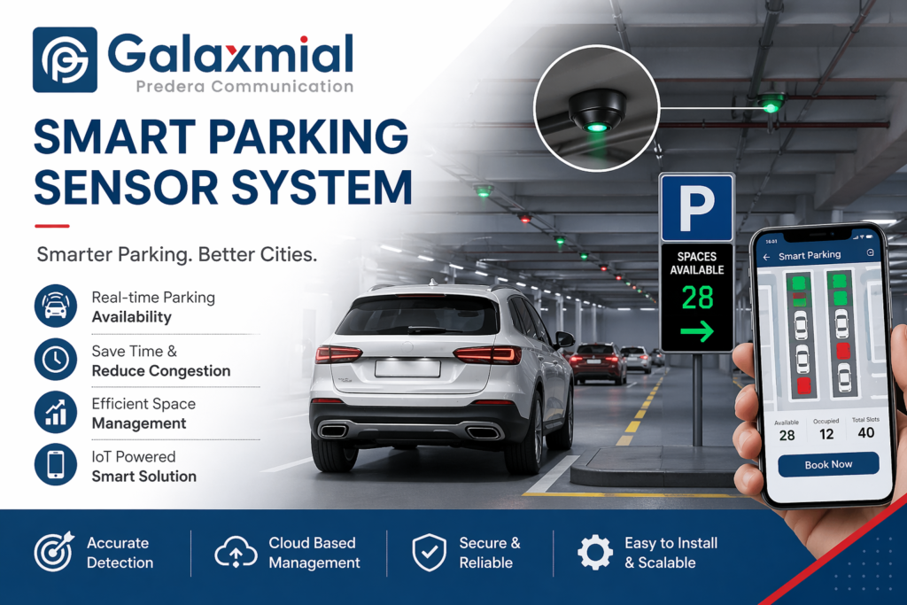 smart parking sensor system Jaipur real time parking