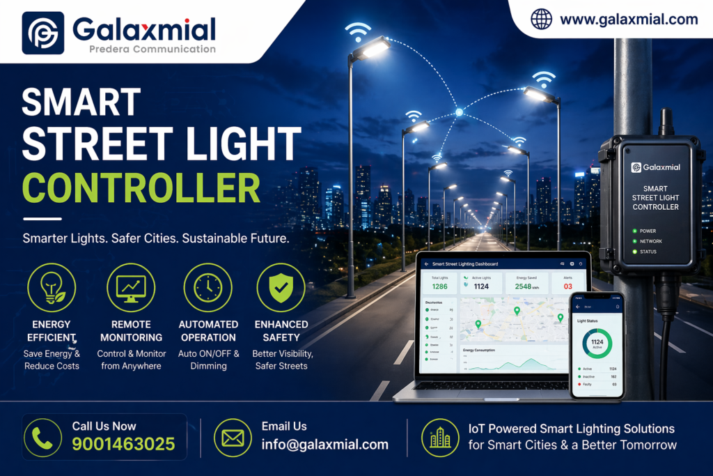 smart street light controller system Jaipur India
