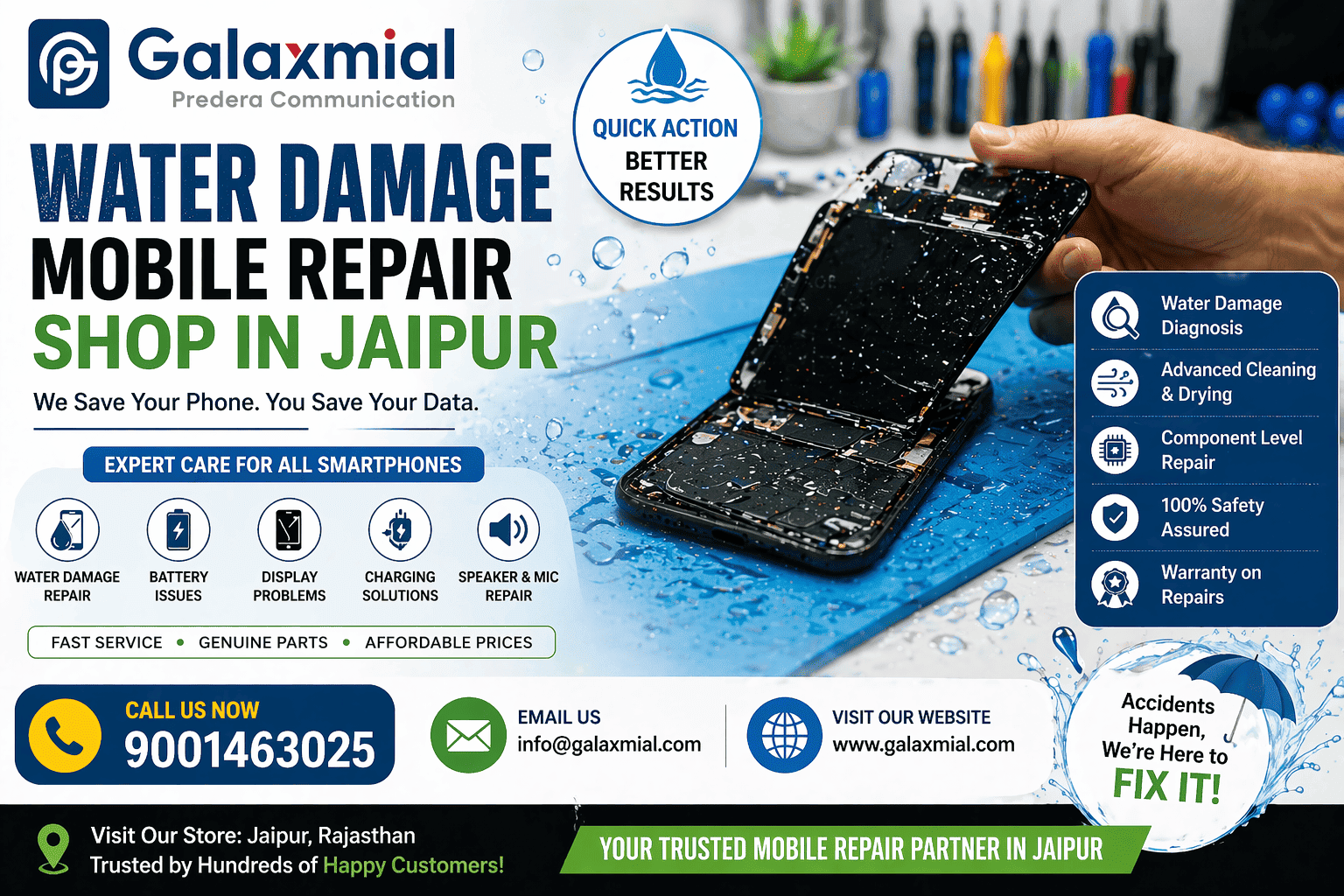 Fix Water Damaged Phone Jaipur | Fast Mobile Repair