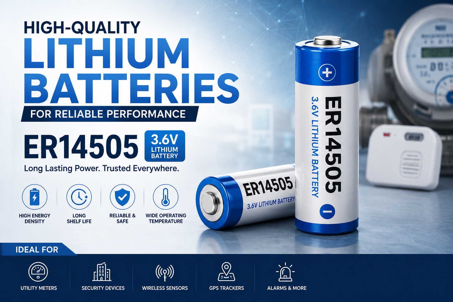 High-Quality Lithium Batteries for Reliable Performance – ER14505 Battery