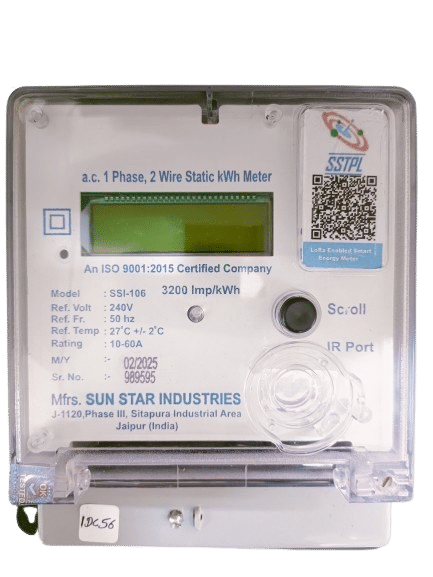 LoRa enabled Phase 1 Smart  Energy Meter 