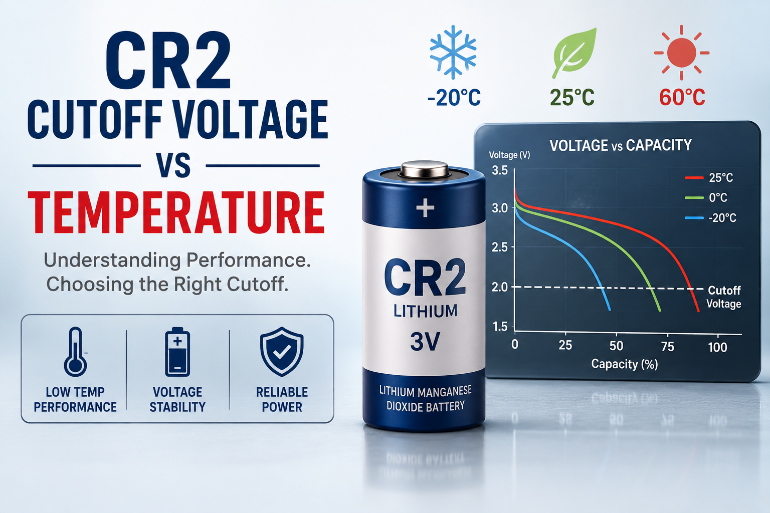 Why It Matters CR2 Cutoff Voltage vs Temperature