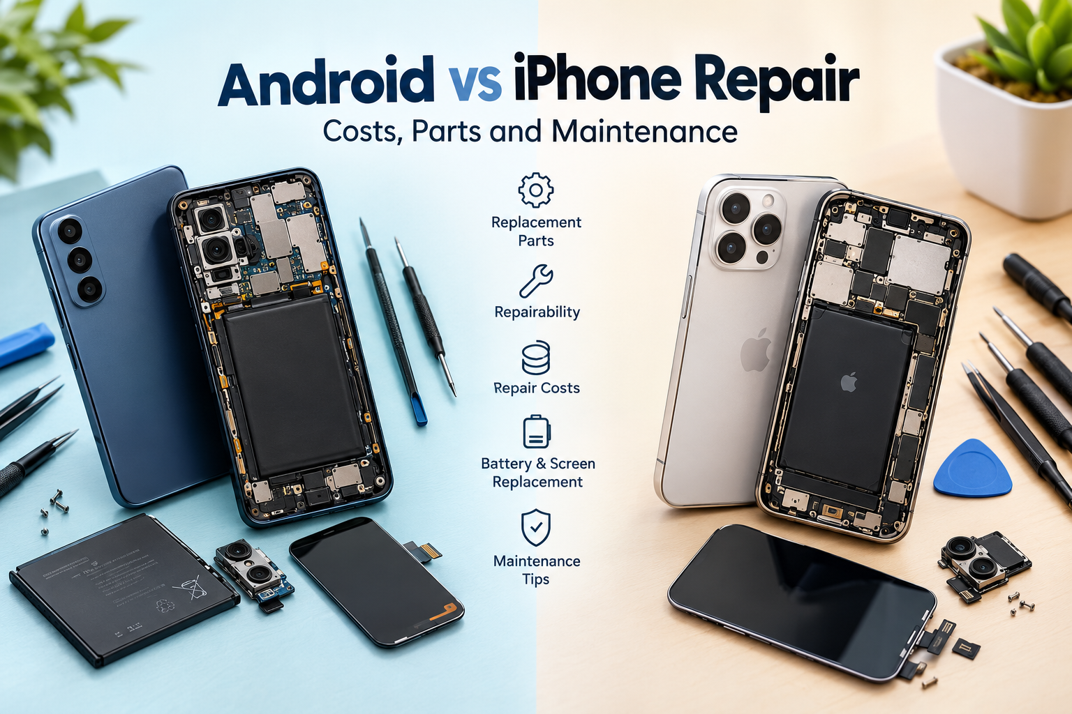 Android vs iPhone Repair: Costs, Parts and Maintenance