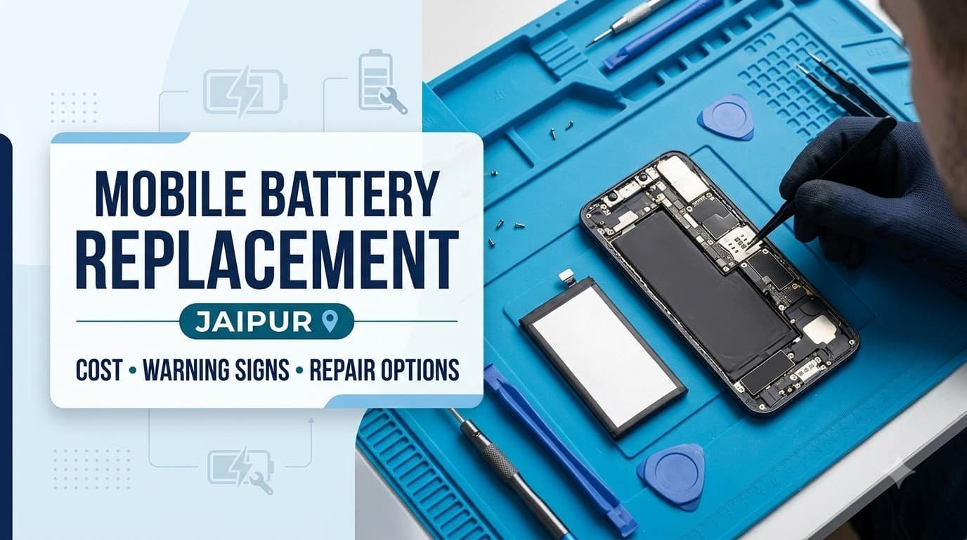 Mobile Battery Replacement in Jaipur: Cost, Warning Signs and Repair Options