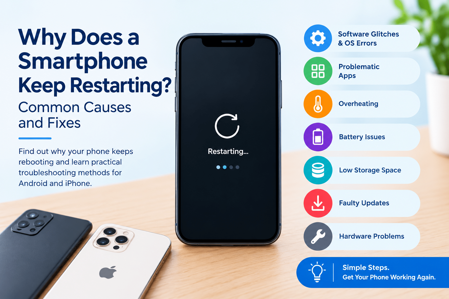 Why Does a Smartphone Keep Restarting? Causes and Fixes